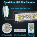 Quad Row 250W 15inch LED Light Bar 4x4 LED Bar